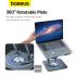 Baseus Foldable Stand For Laptop and iPad Tablet | 360 Degree Rotatable (Three-Fold Version) - Grey